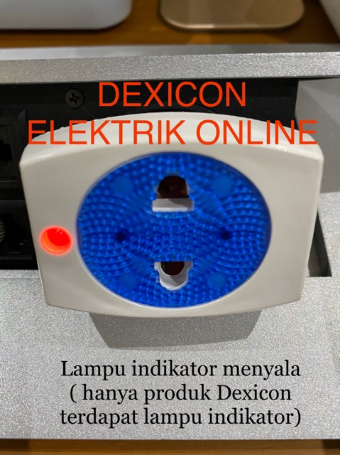 Steker T Multi/colokan T Multi/T Multi led warna/steker T Multi murah/T multi indikator lampu