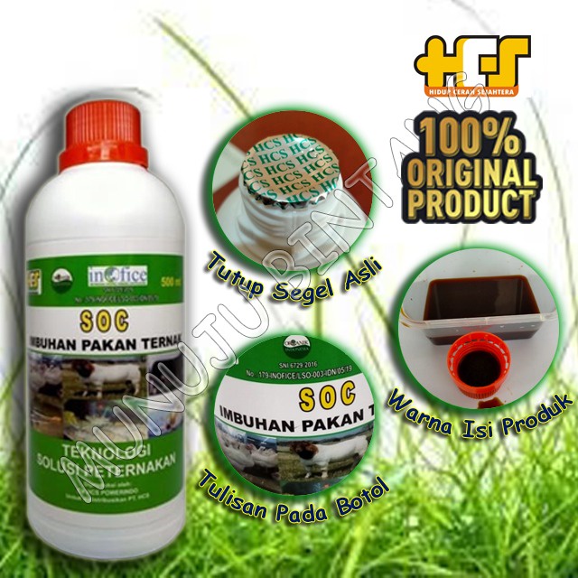 SOC PREBIOTIK TERNAK HCS IMBUHAN