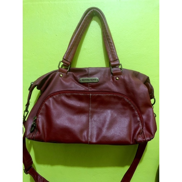 Tas Sophie Martin Paris Merah
