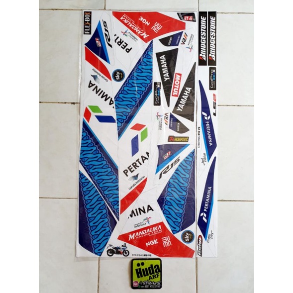 (BISA COD) Striping Decal R15 Mandalika Sticker Variasi R15V1 V2 Mandalika StickerVariasi Mandalika 