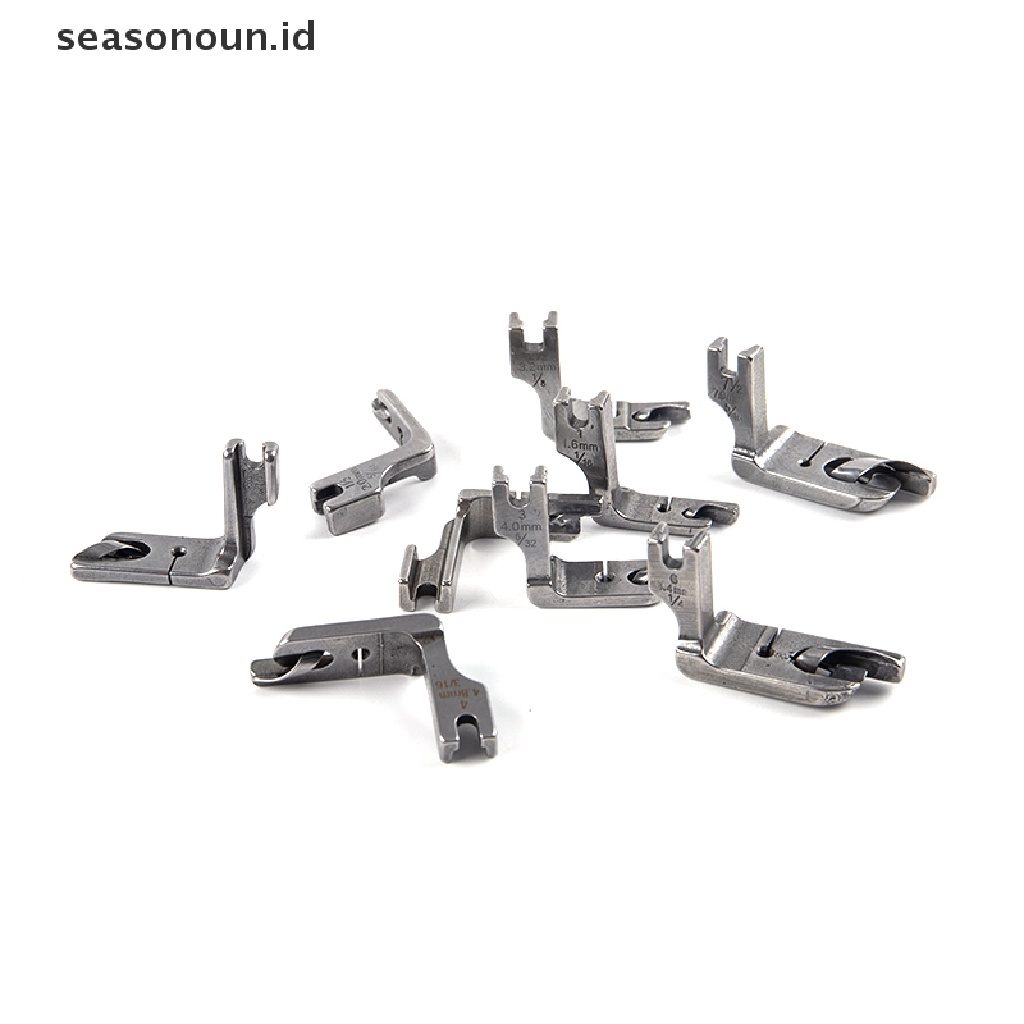 【seasonoun】 Domestic Sewing Machine Accessories Presser Foot Feet Kit Hem Foot Spare Parts .