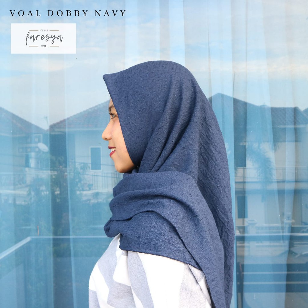 Hijab Square Voal Dobby