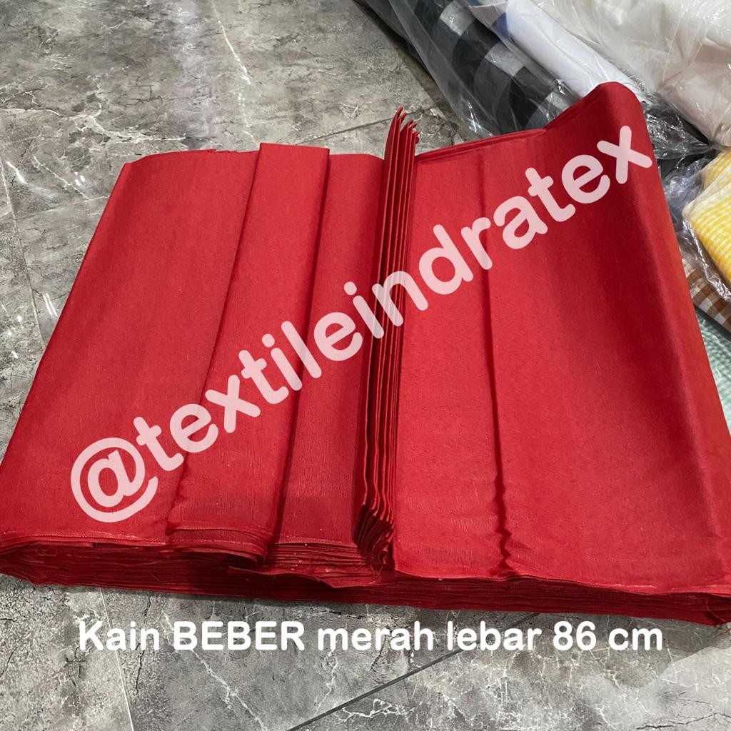 ( per 1 roll ) Kain katun BEBER STAGEN KEMBEN LILIT jawa merah rollan lebar 86 cm isi 50 meter bahan sabuk bengkung bebat korset corset lilit pelangsing pengecil perut ibu pasca setelah melahirkan sangjit sanjit tari tarian nari dekorasi dekor kamar ruang