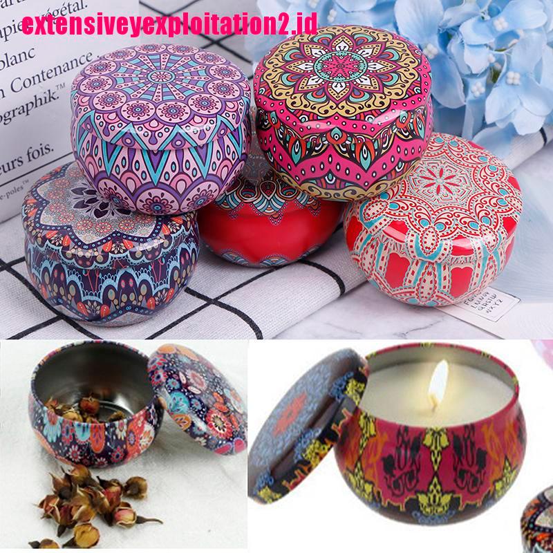 &lt; E2id &amp; &gt; Tempat Lilin Kosong Untuk Dekorasi Rumah / Outdoor