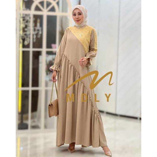 Gamis Dress Wanita Terbaru Ayunda Dress by Mdly 3236