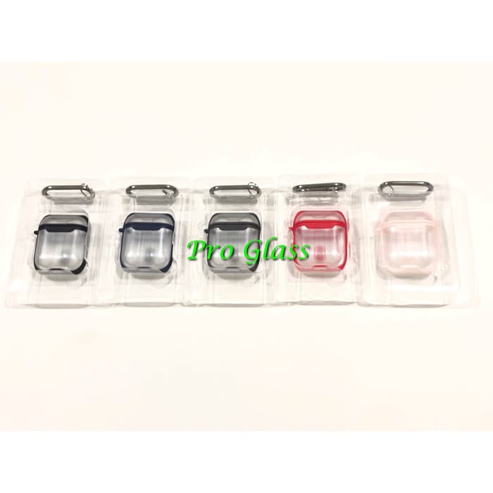 Apple Airpods Airpod 1 / 2 New ARCYLIC DOFF Clear Premium Case + Strap