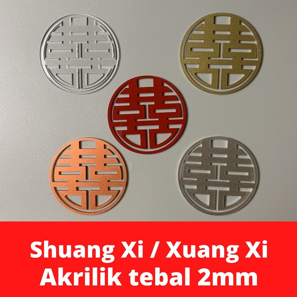 

Premium Shuang Xi / Xuang Xi Akrilik Acrylic Shuangxi