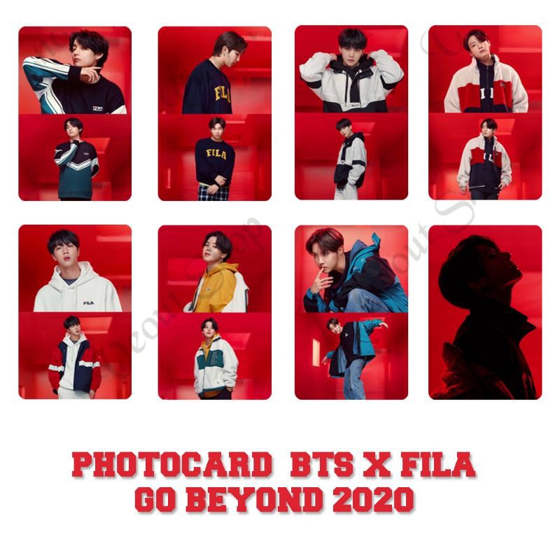 Photocard BTS X FILA Go Beyond 2020