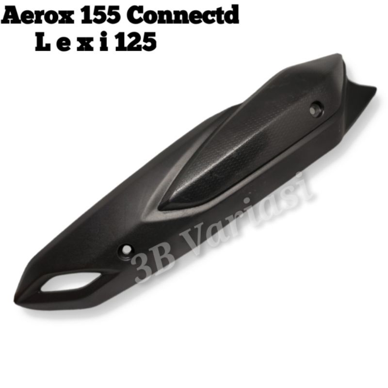 Tutup Tameng Knalpot Standar Yamaha Aerox 155 Connected &amp; Lexi 125 Original