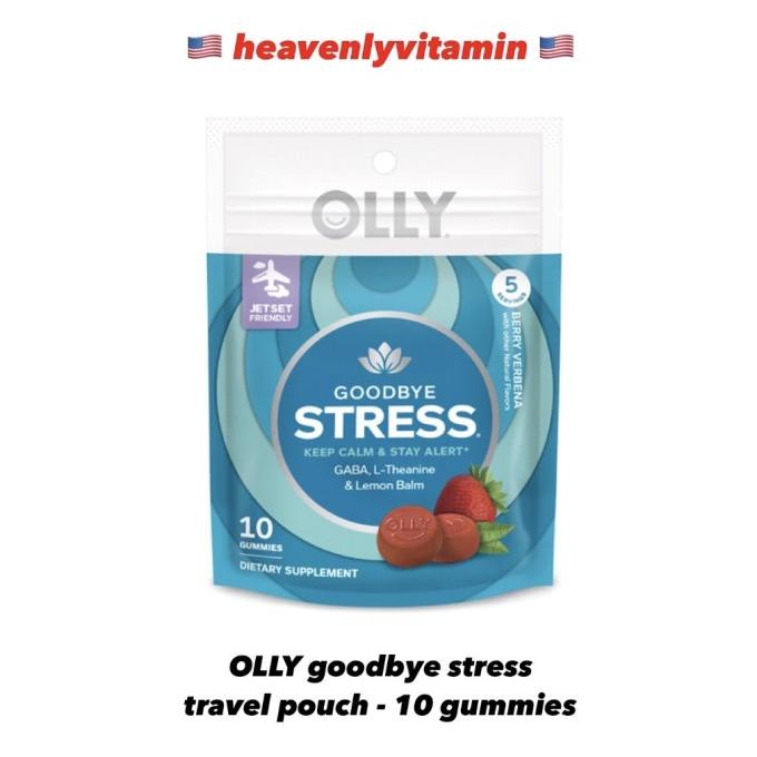 

Olly Goodbye Stress Travel Pouch 10 Gummies