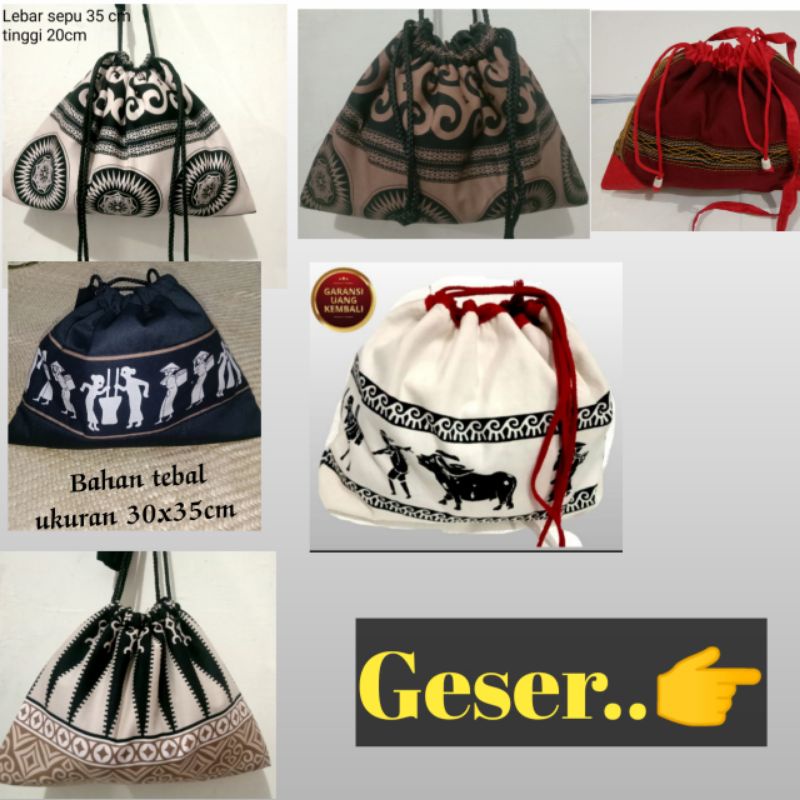 tas toraja wanita /tas toraja wanita salempang /sepu toraja /sepu serut toraja salempang