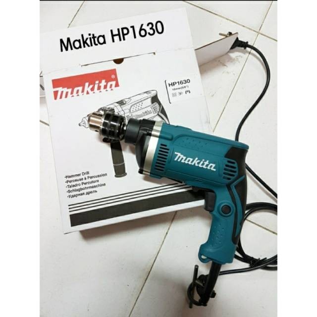 Makita HP1630 HP 1630 Mesin Bor Beton 16mm Bor Impact Drill Original