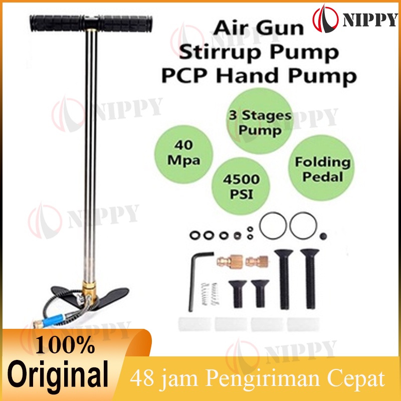 Nippy POMPA 30mpa 40mpa  3 Tahap Tangan Dioperasikan Pompa PCP Untuk Senapan Angin Paintball, Kompre