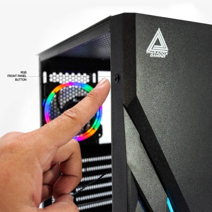 Casing Komputer / PC Case Gaming Paradox Paine include 1Fan RGB