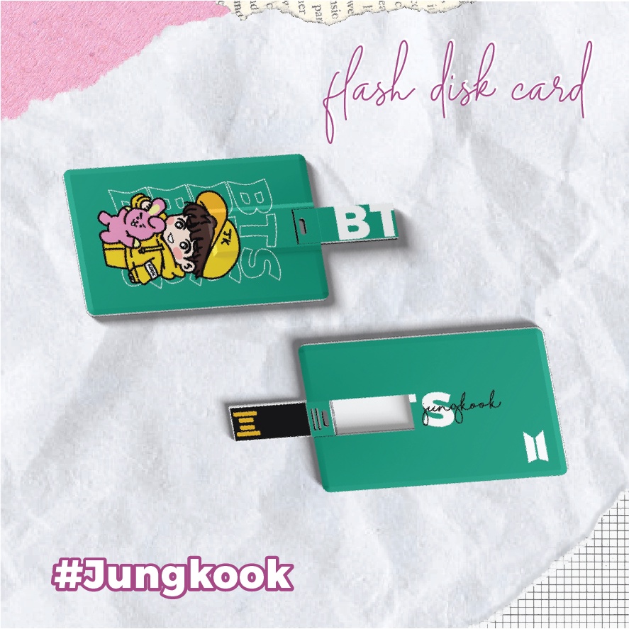 PALING DICARI!!! FD CARD BTS BT21 / FD CARD BTS BT21 / FLASH DISK CARD BTS BT21