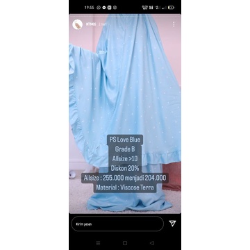 ditsy prayer set love blue