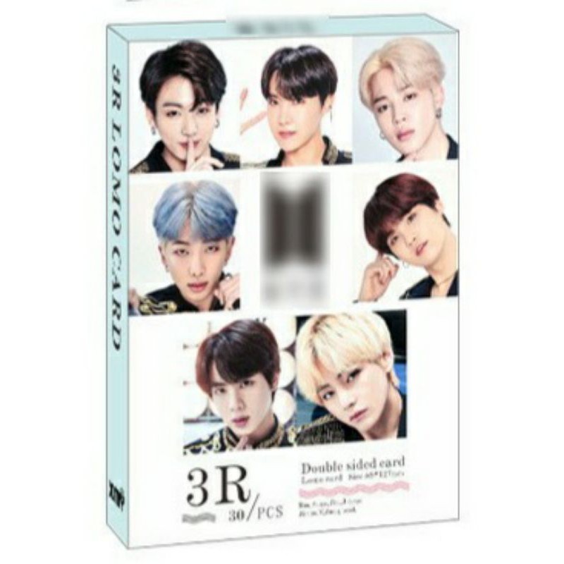 Set Pack Photocard Kpop 30 Pcs Ukuran Besar 3R Bangtan Boys - BTS Import