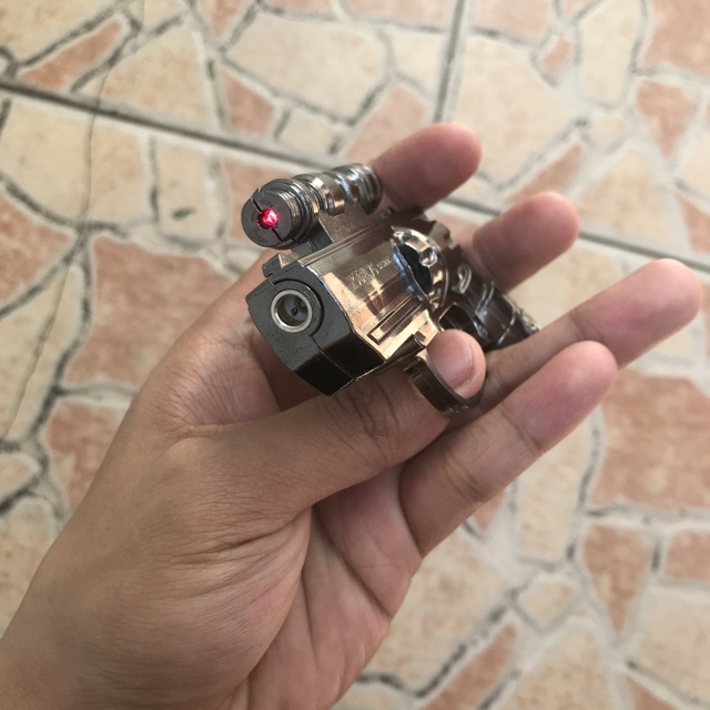 Korek Api Bara Pistol Laser Mini RJ3707 Korek Api Gas Isi Ulang