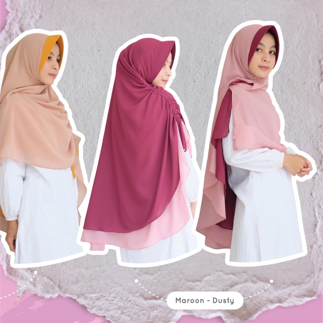 Khimar Shafira 2in1