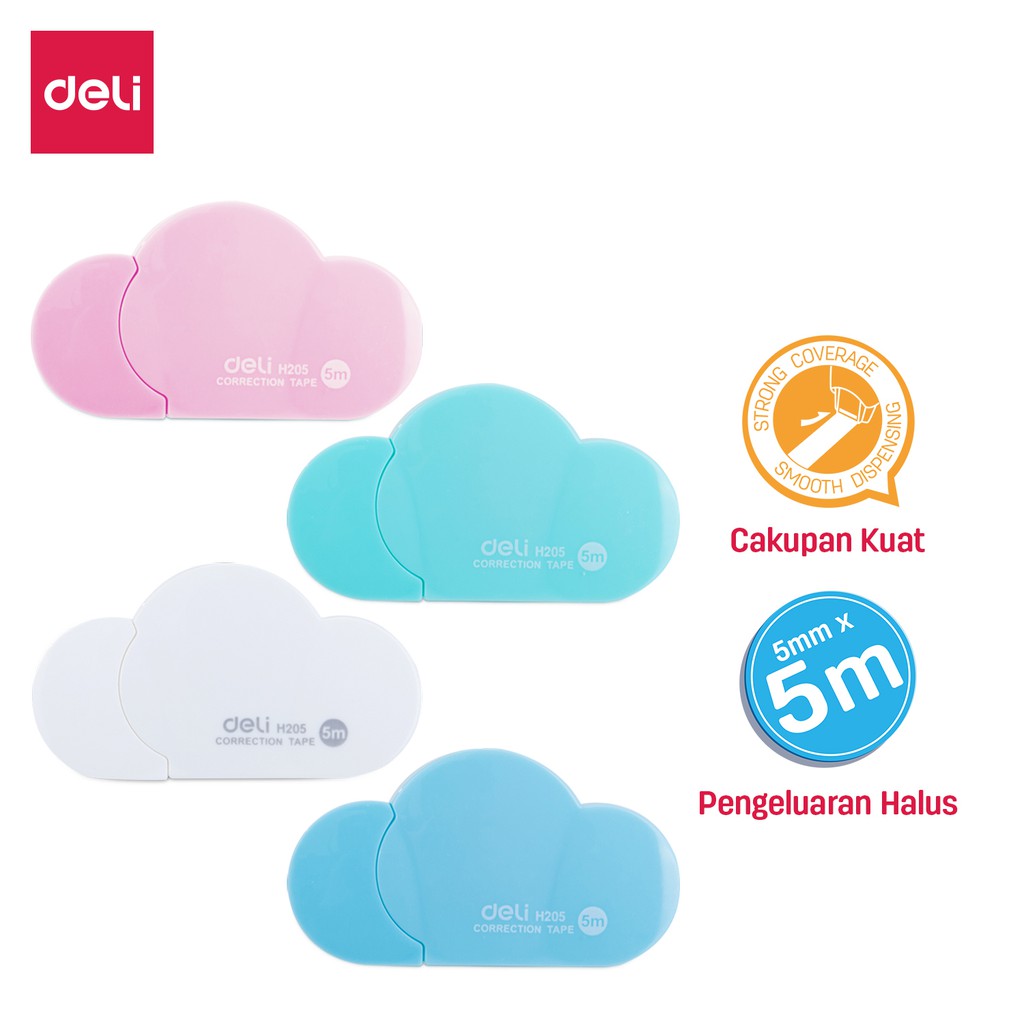 

Deli Koreksi Pita 5m daya penutup yang sangat baik EH20501
