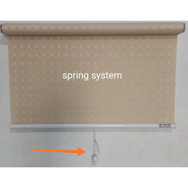 Jual Tirai Roller Blind Tipe Spring Flexi Stop | Shopee Indonesia