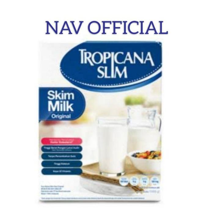

[KODE RGIUN] TROPICANA SLIM Non Fat Skim Milk Plain (Susu NFDM Original) 1Kg/1000gr