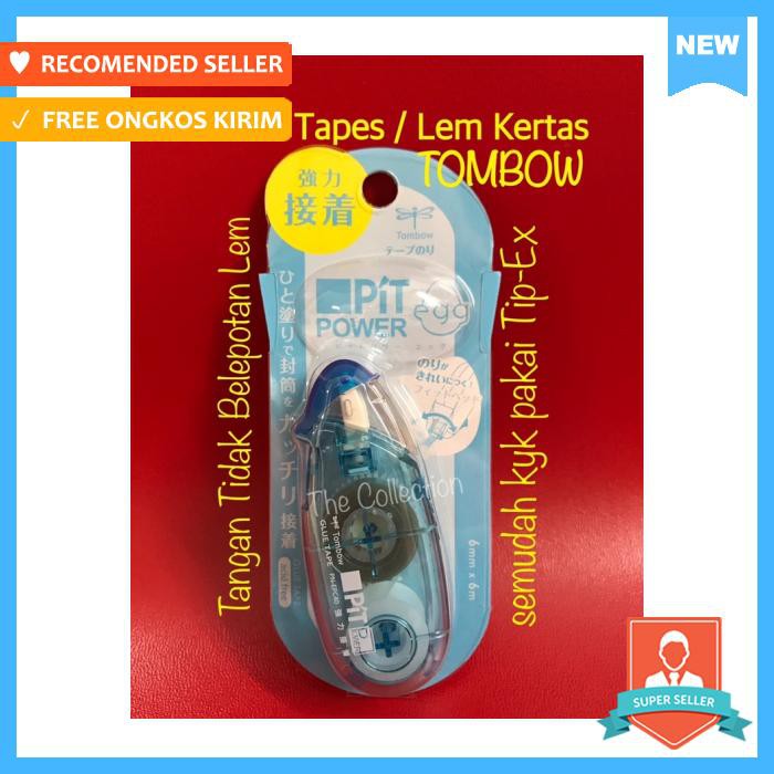 

Lem Kertas - Atk440Tw Glue Tape Disposable Pn Epc40 Tombow Pit Egg Craft Lem - Pengikat & Perekat