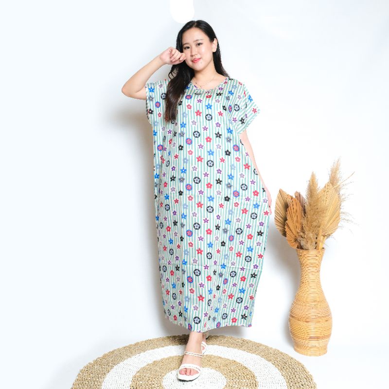 daster bali habel verell panjang semata kaki rayon premium baju tidur murah-K24