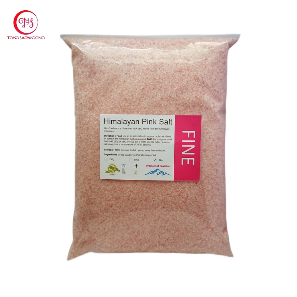 Garam Himalaya 1Kg - Premium Himalayan Pink Salt / Himsalt