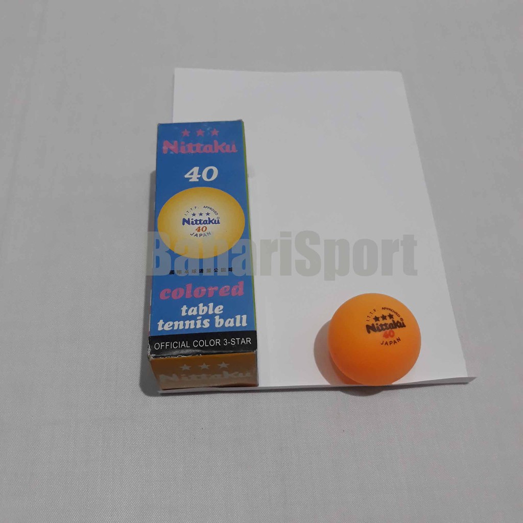 Bola Ping Pong 1 box NITTAKU Tenis Meja Original