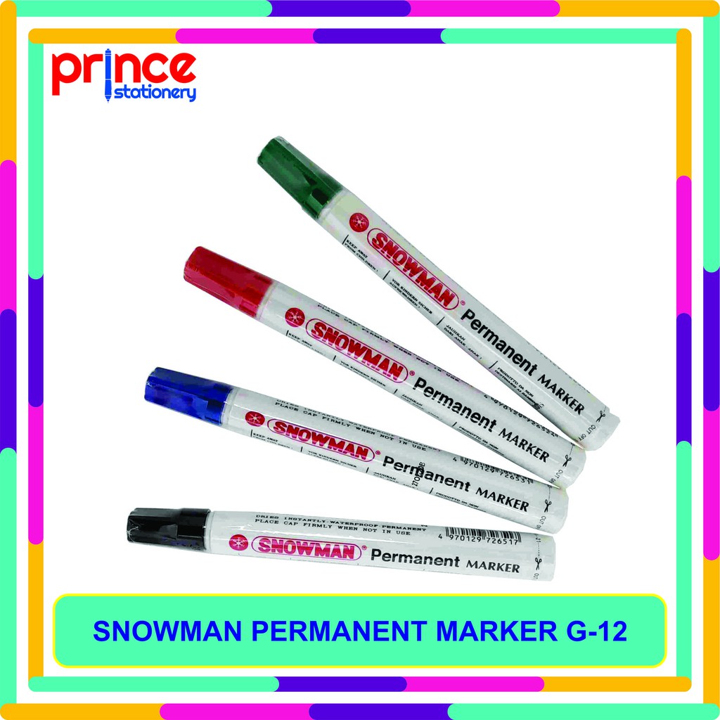 

SPIDOL SNOWMAN PERMANENT MARKER G-12