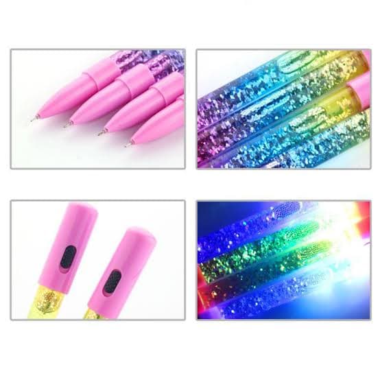 

Lampu Glitter Sparkle Fairy Wand Pulpen Pen Light Souvenir Ultah Anak