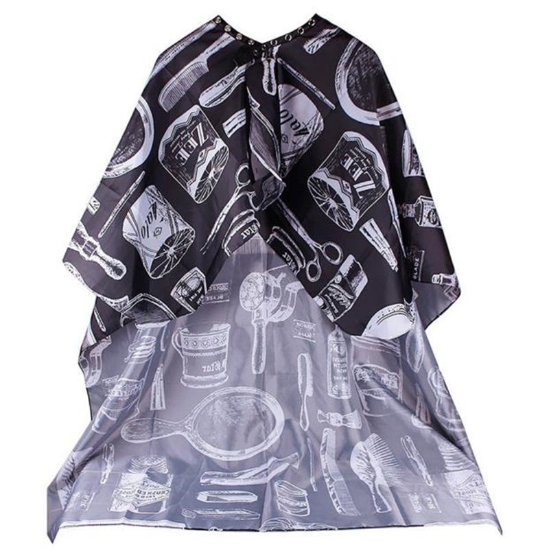 Biutte.co Jubah Apron Pangkas Rambut Salon Barbershop Cape - WB01 - Black