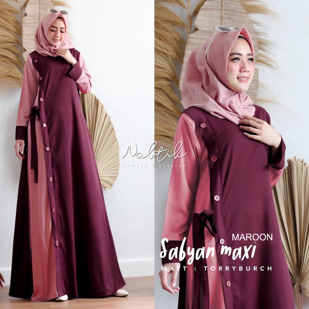 NURE SABYAN MAXY BAJU GAMIS MUSLIMAH