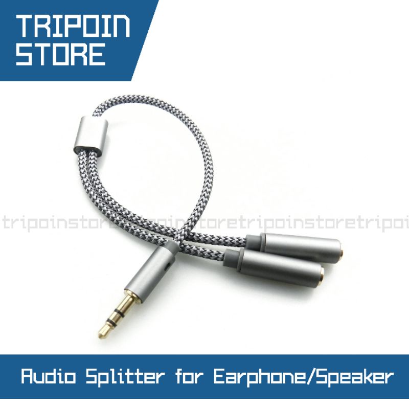 Universal 3.5mm Jack Audio Splitter to 2 Female