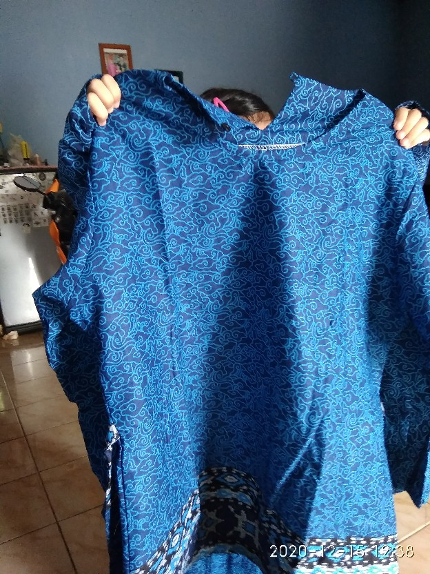 Batik Couple Keluarga Sania Ruffle Ori Ndoro Jowi Dnt