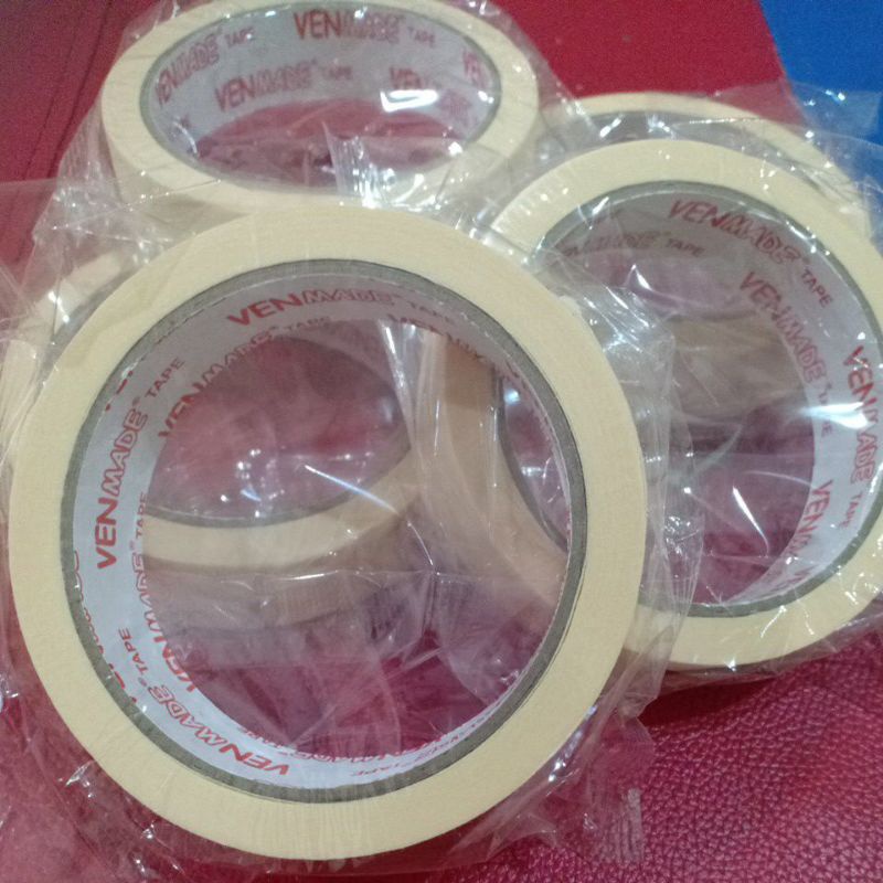 

LAKBAN KERTAS 1 INCH MERK VENMADE (24 MM X 20 M) PER ROLL