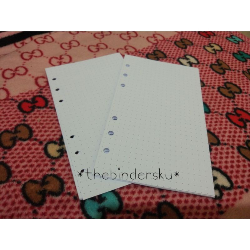 

REFFILL ISI KERTAS BINDER A6 A5 6 RING DOTT GRID