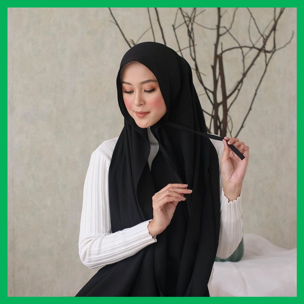 PROMO Jilbab Original Pashmina Tali Diamond Thalia by Cileunyi Collection Pasmina Diamond Creepe