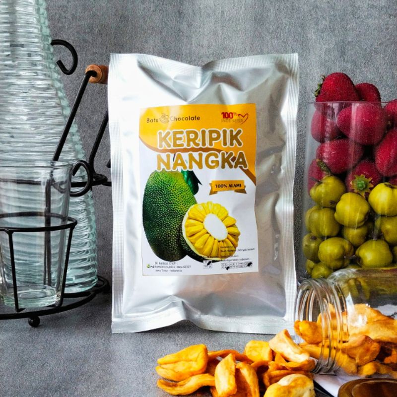 One Mandiri Sukses - Paket Praktis Keripik Buah dan Keripik Tempe ~ Oleh Oleh Khas Malang Batu - Isi : Keripik Apel , Nangka , Kerupuk Strawberry, Keripik Tempe Rasa mix 3 pcs