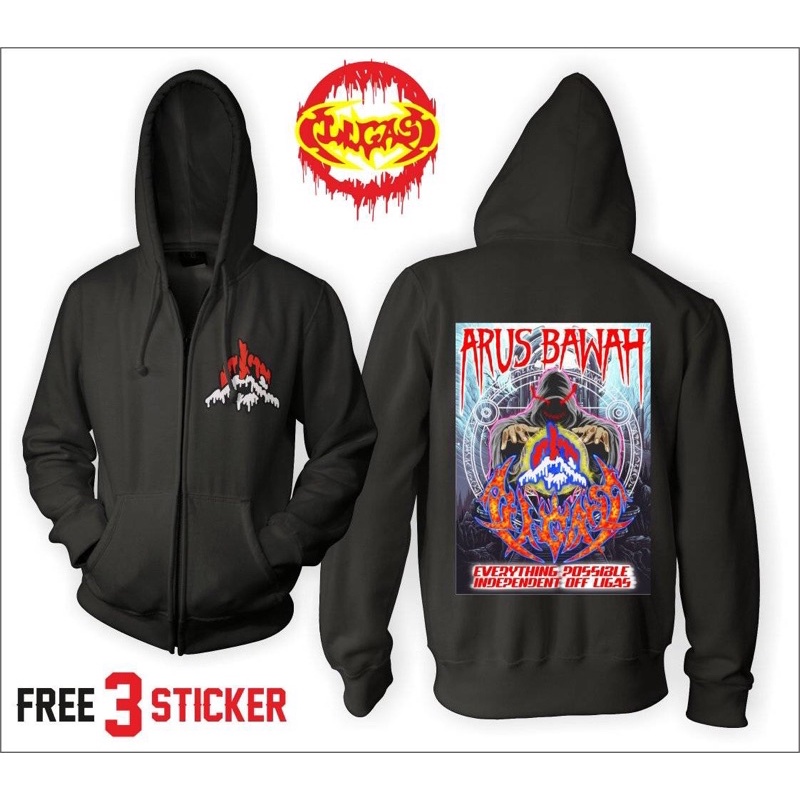 JAKET LIGAS ARUS BAWAH RESLETING /ZIPPER