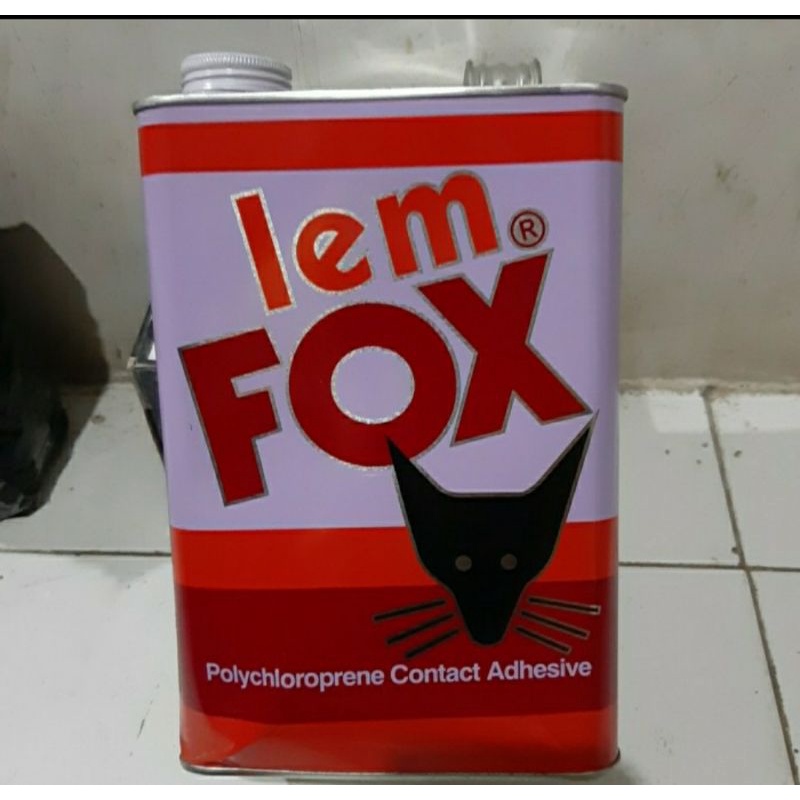 

Lem Fox Kuning kaleng 2.5kg