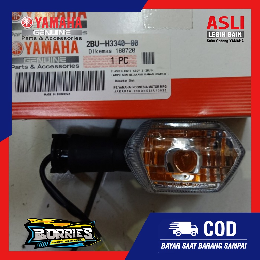 Lampu Sen Belakang Kanan Yamaha XRide 115-XRide 125 2BU-H3340-00 Asli