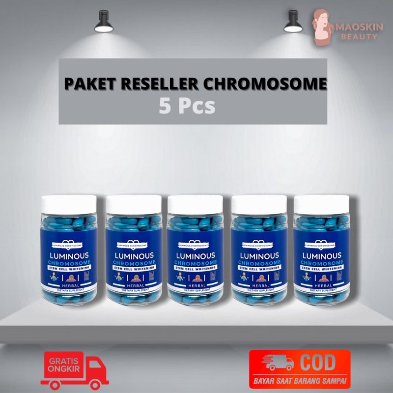 PAKET RESELLER CHROMOSOME | PIL PEMUTIH BADAN | PIL PEMUTIH TUBUH | PEMUTIH KULIT