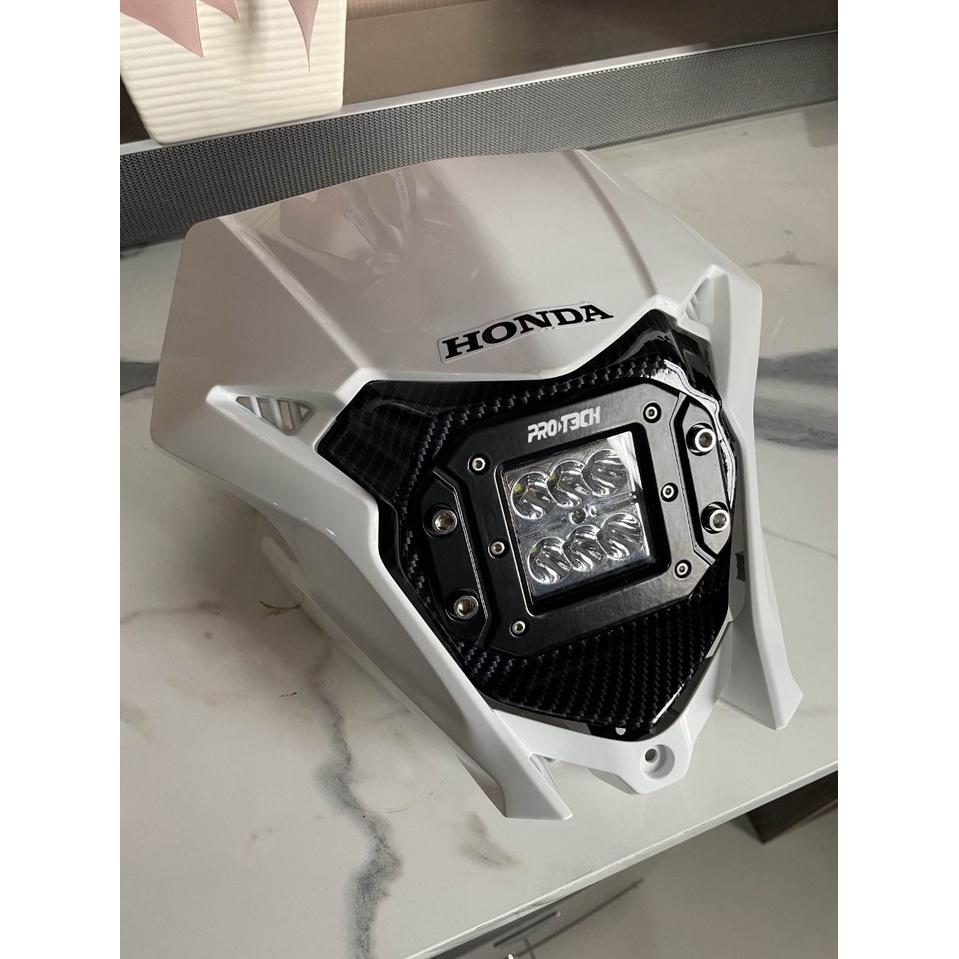 REFLEKTOR LED HEADLAMP LAMPU DEPAN CRF KLX WR155 DTRACKER CARBON