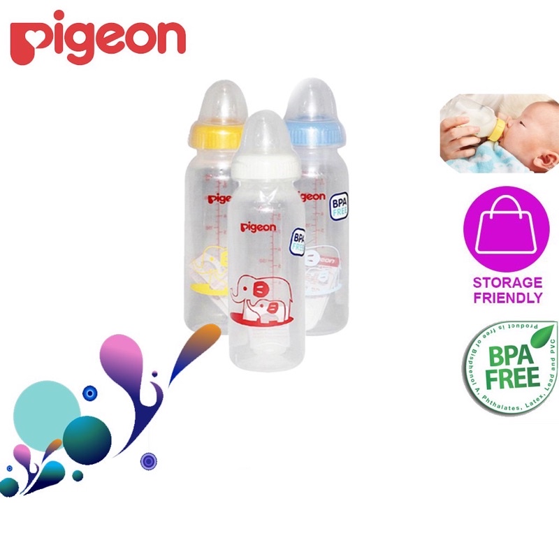 Botol Susu Bayi 240 ml Pigeon / BOTOL SUSU BAYI MULTIFUNGSI BAHAN 100% ECO-FRIENDLY (RAMAH LINGKUNGAN)