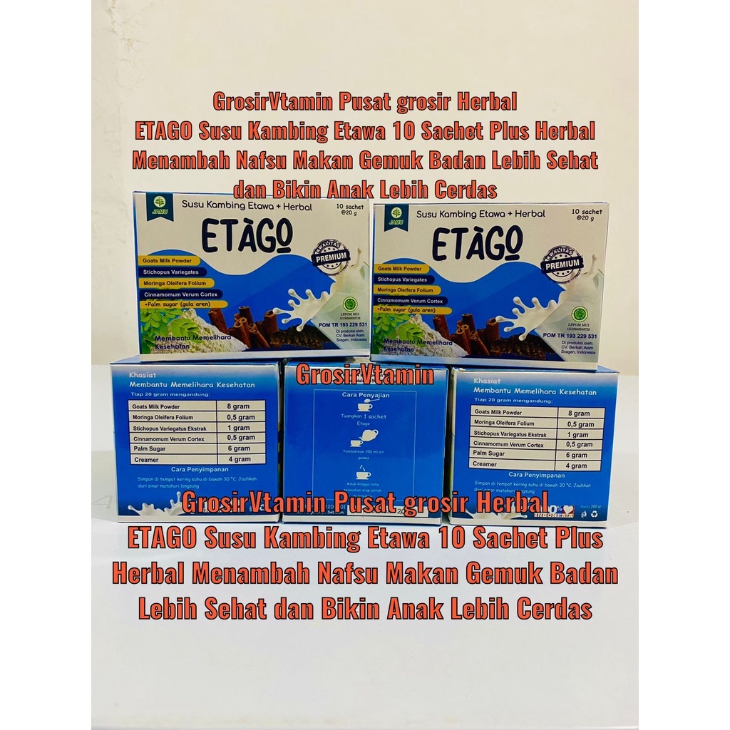 

ETAGO 3 X Atasi Masalah Pernafasan - Susu Kambing Bubuk Provit Etawa Tingkatkan Daya Tahan & Imunitas Tubuh