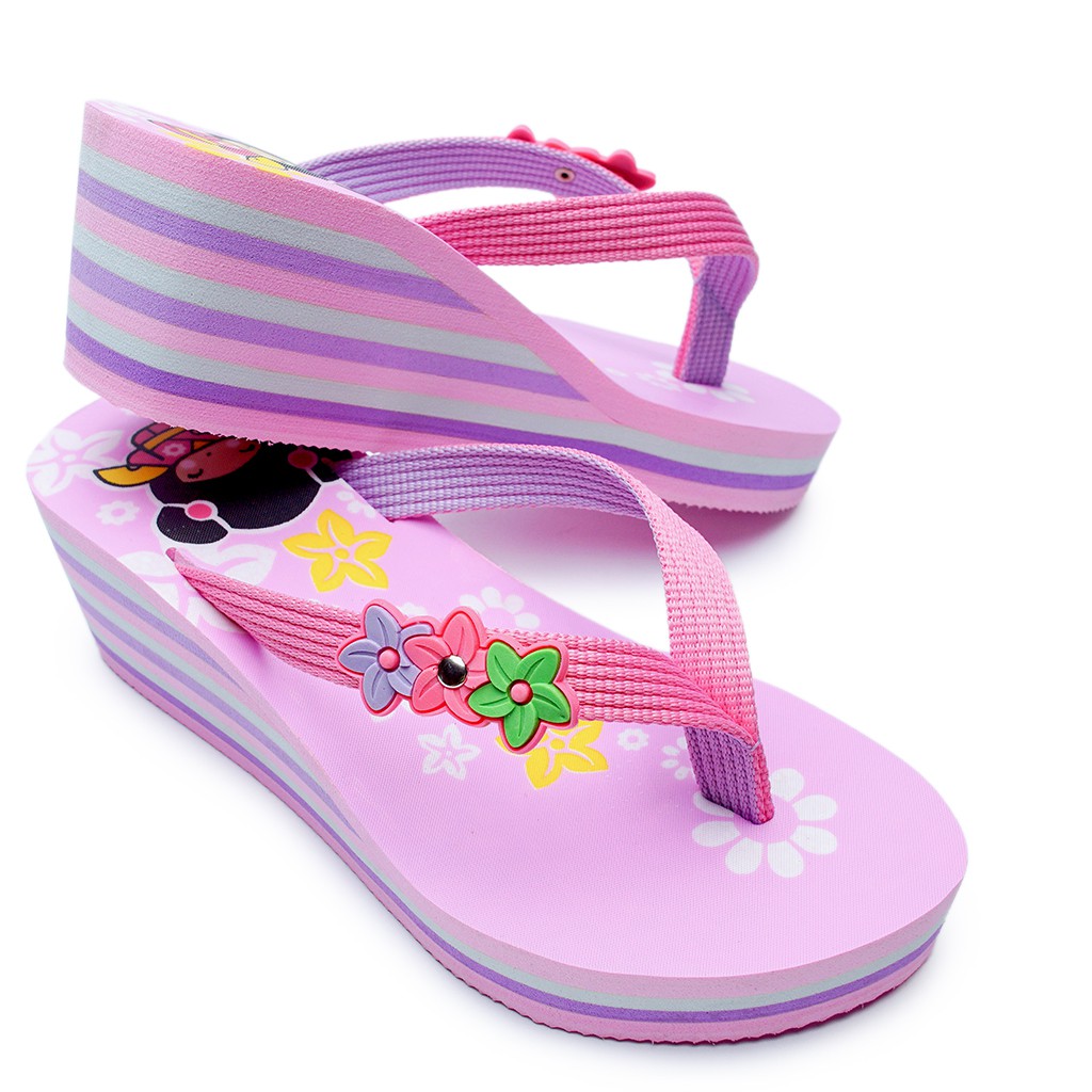 DNOIR Sandal Anak Perempuan AWBUNGA MERAH