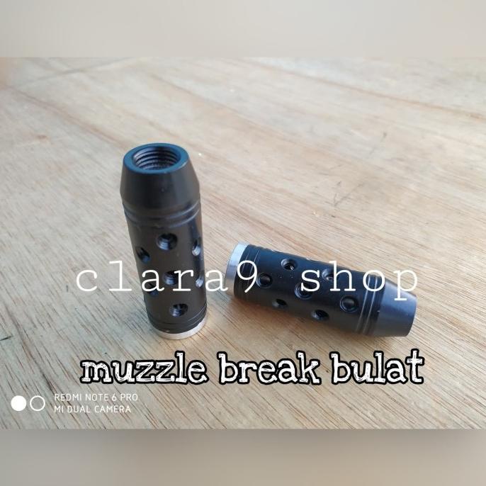 Buruan beli] muzzle break bulat - pemecah suara