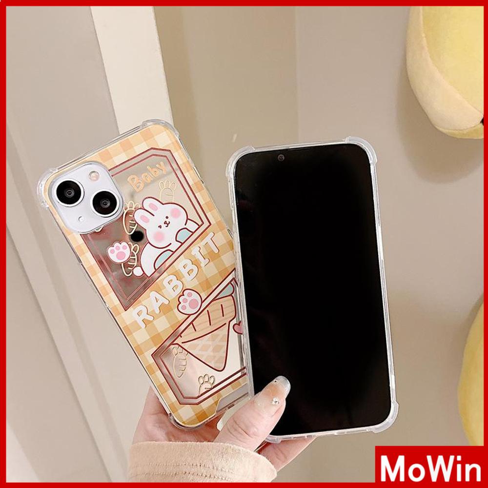 iPhone Case Acrylic Luxury Makeup Mirror Airbag Shockproof Protection Camera Cartoon Bear Cute Compatible For iPhone 11 iPhone 13 Pro Max iPhone 12 Pro Max iPhone 7Plus iPhone xr